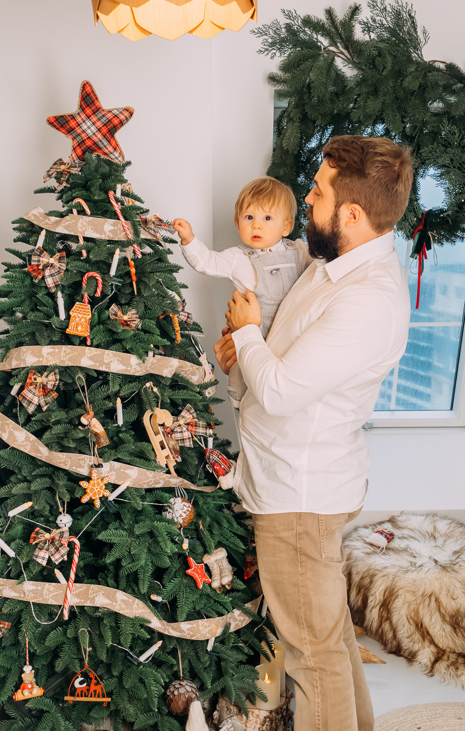 Где-то рядом с облаками. Новогодняя съемка Наташи, Тараса и их малыша. Сімейний і портретний фотограф у Києві Проценко Алла