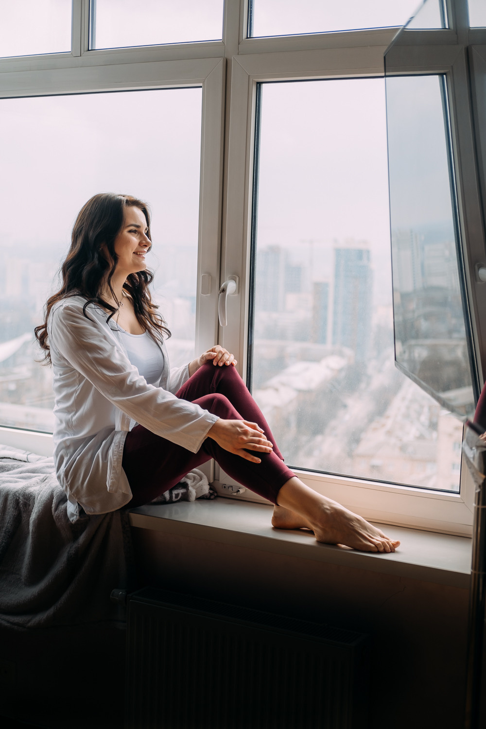 Город, как на ладони: фотосессия Марины. Сімейний і портретний фотограф у Києві Проценко Алла