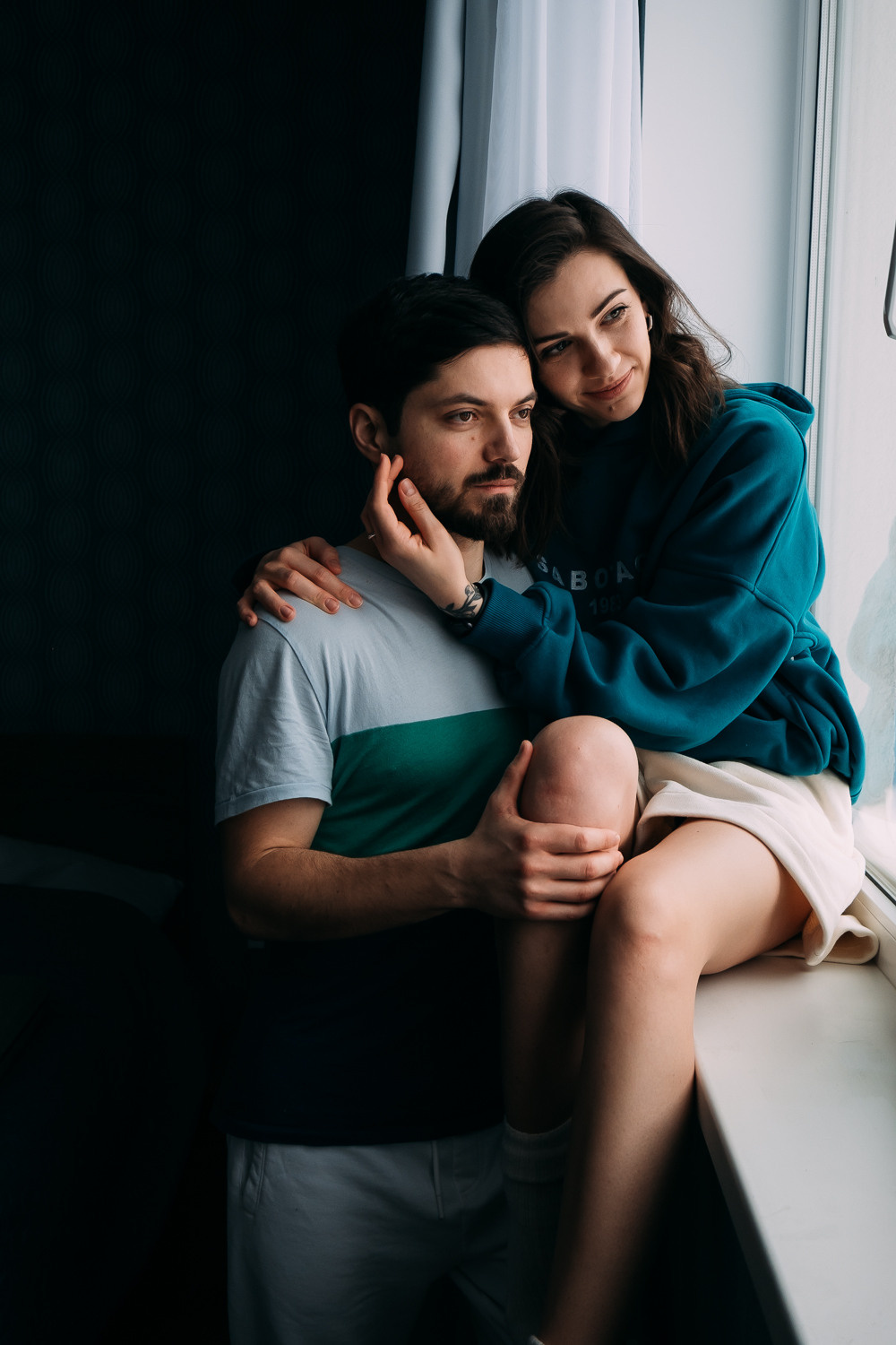 Неспешное утро Макса и Марины. Сімейний і портретний фотограф у Києві Проценко Алла