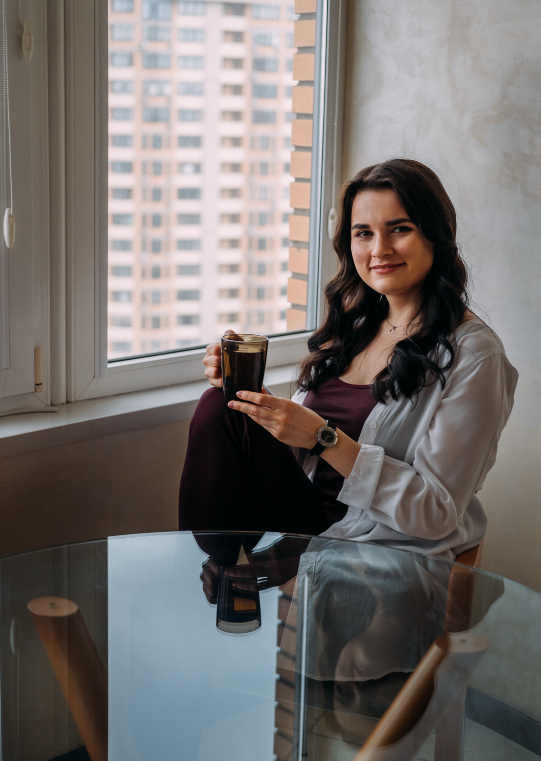 Город, как на ладони: фотосессия Марины. Сімейний і портретний фотограф у Києві Проценко Алла