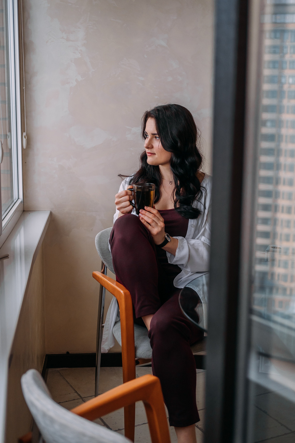 Город, как на ладони: фотосессия Марины. Сімейний і портретний фотограф у Києві Проценко Алла