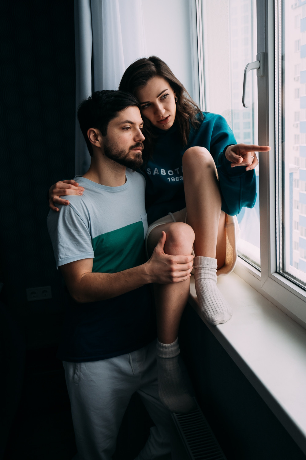 Неспешное утро Макса и Марины. Сімейний і портретний фотограф у Києві Проценко Алла