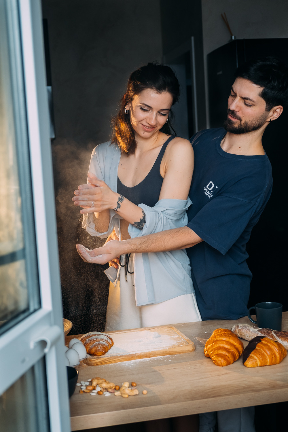 Неспешное утро Макса и Марины. Сімейний і портретний фотограф у Києві Проценко Алла