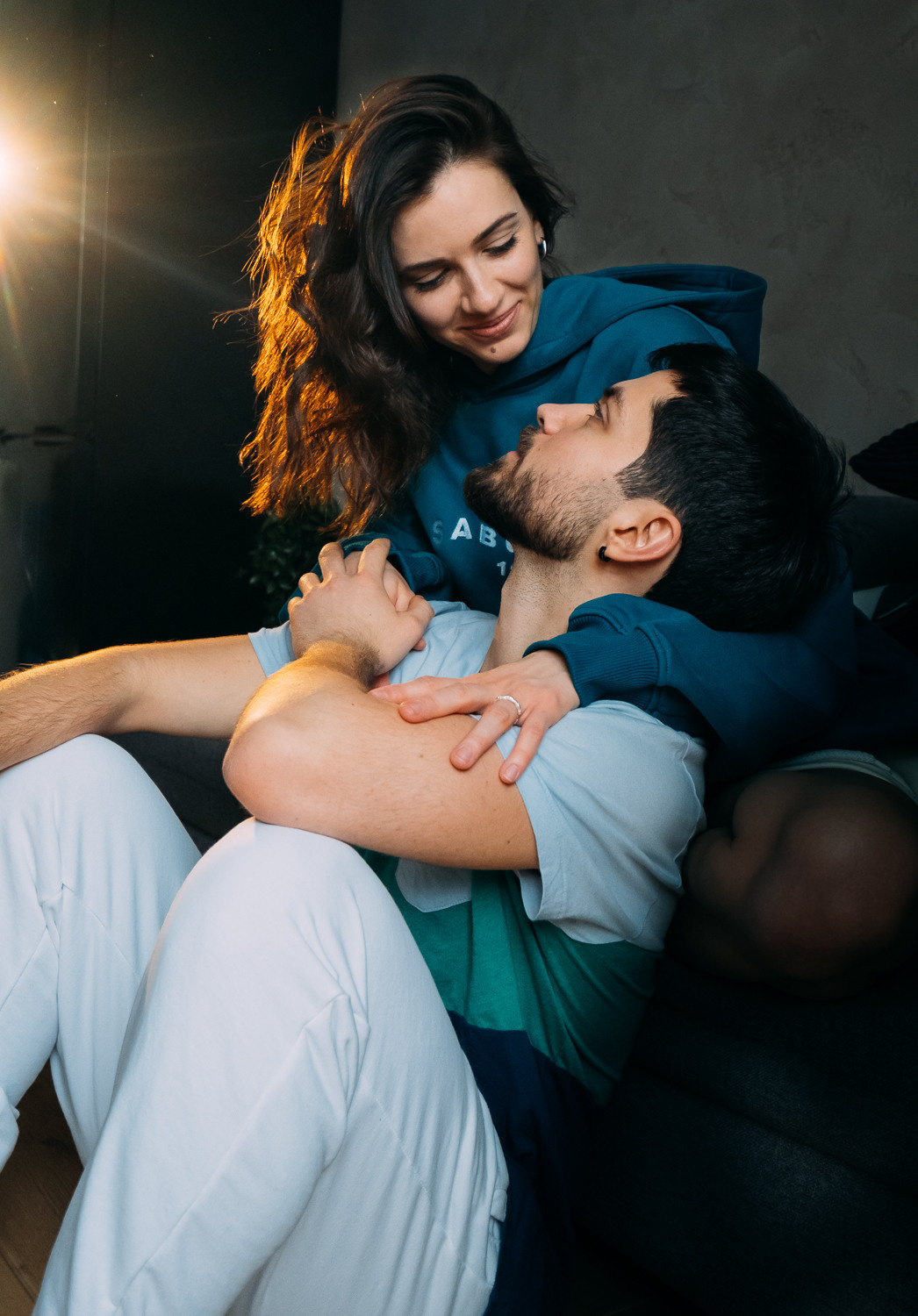 Неспешное утро Макса и Марины. Сімейний і портретний фотограф у Києві Проценко Алла