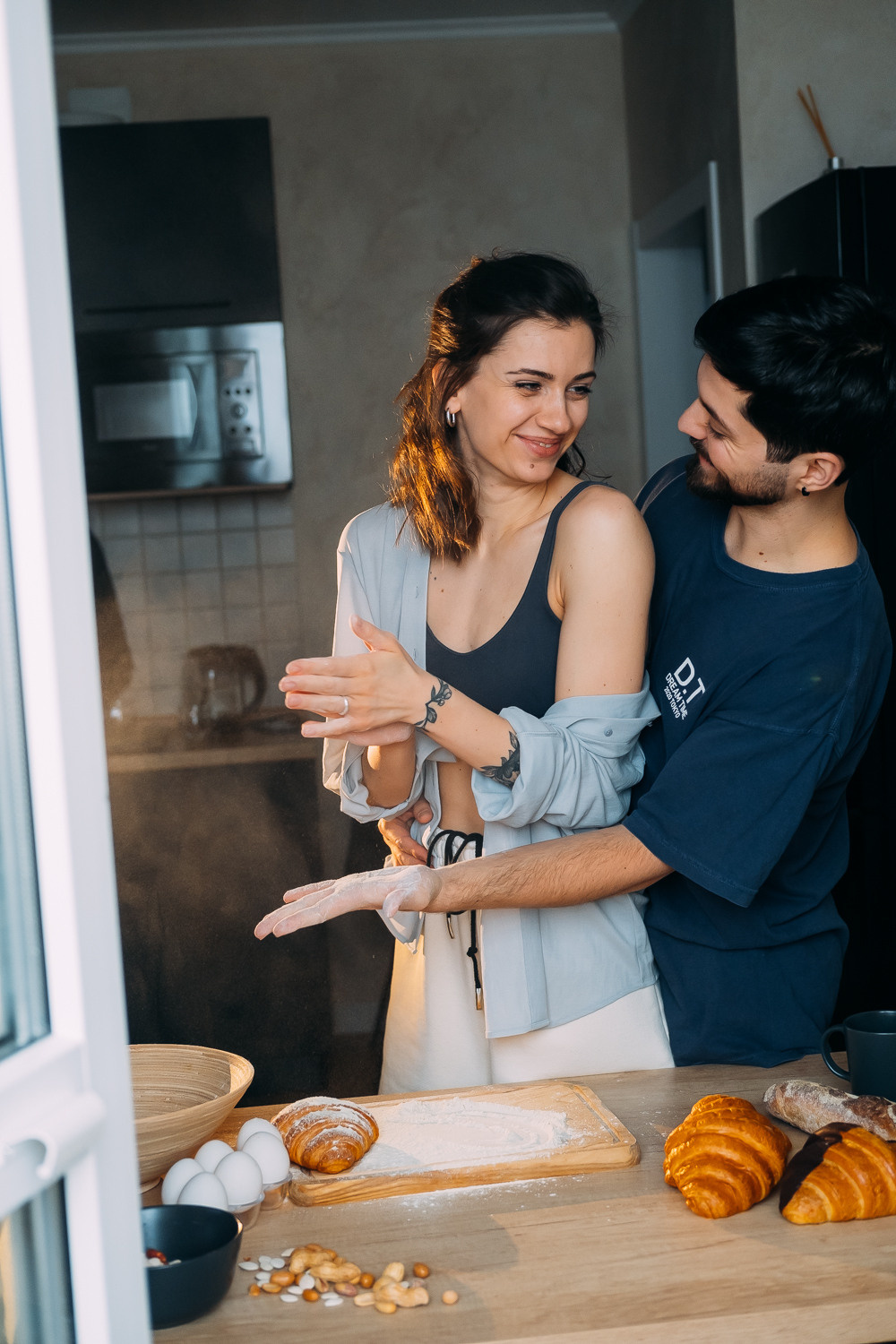 Неспешное утро Макса и Марины. Сімейний і портретний фотограф у Києві Проценко Алла