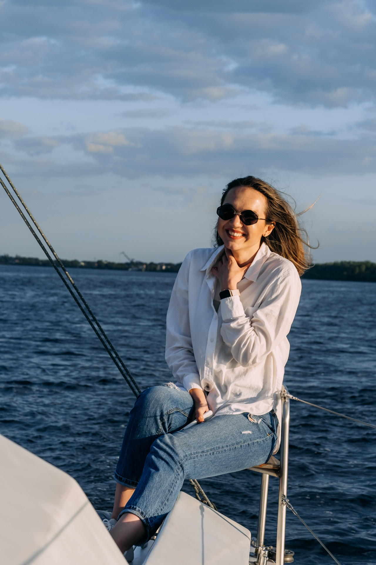 Девичник на яхте для Вишенки. Сімейний і портретний фотограф у Києві Проценко Алла