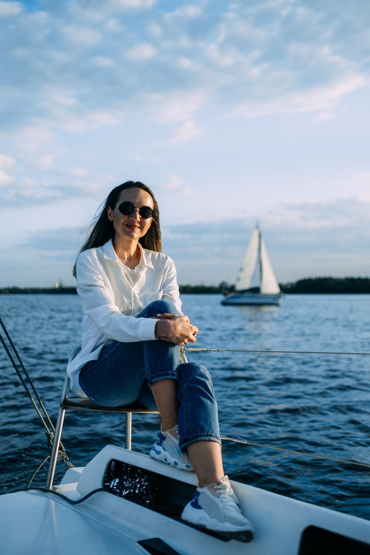 Девичник на яхте для Вишенки. Сімейний і портретний фотограф у Києві Проценко Алла