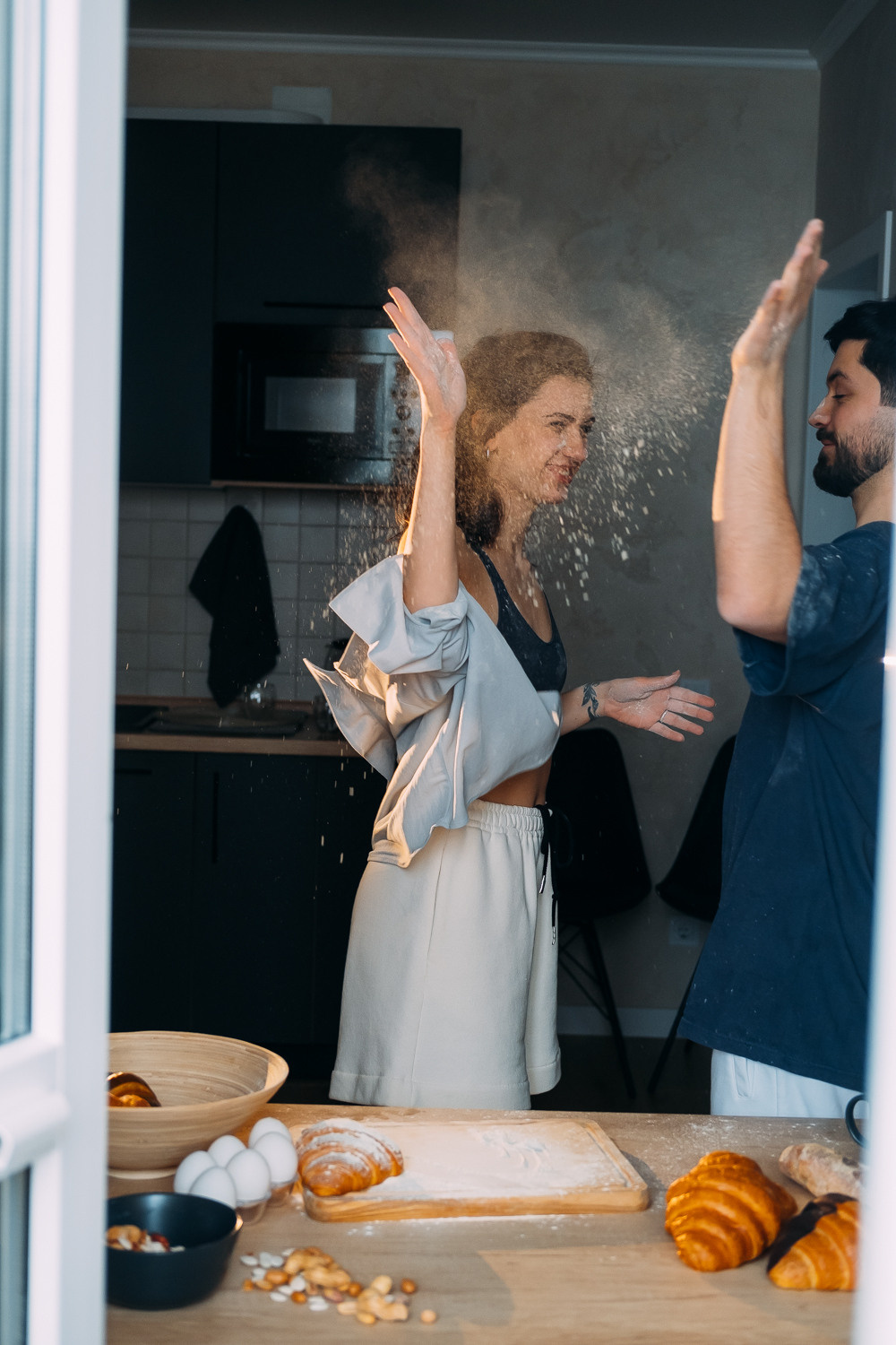 Неспешное утро Макса и Марины. Сімейний і портретний фотограф у Києві Проценко Алла