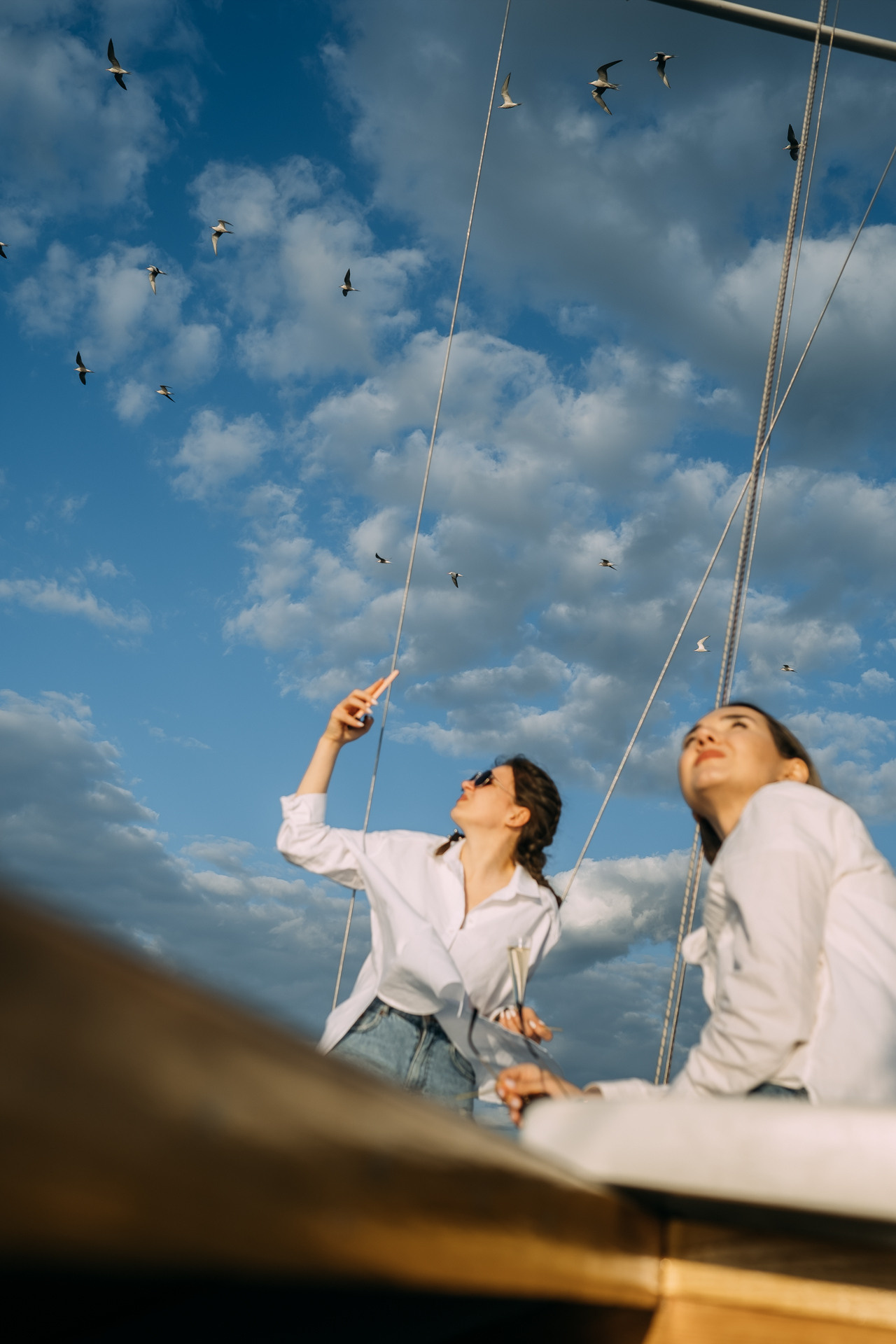 Девичник на яхте для Вишенки. Сімейний і портретний фотограф у Києві Проценко Алла