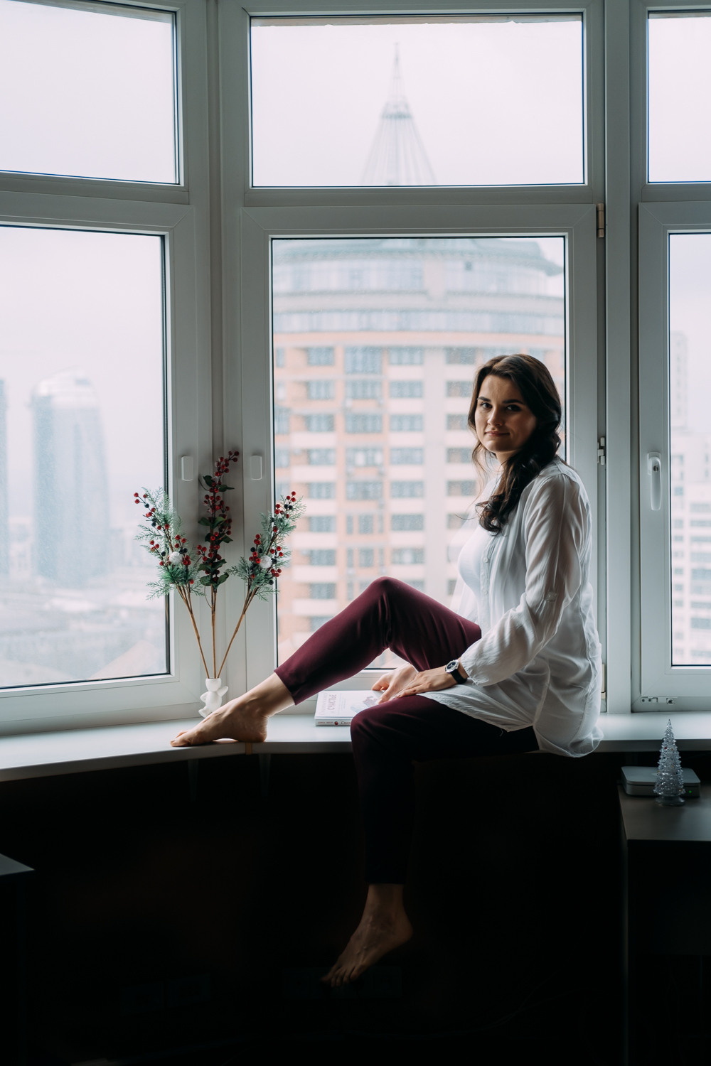 Город, как на ладони: фотосессия Марины. Сімейний і портретний фотограф у Києві Проценко Алла