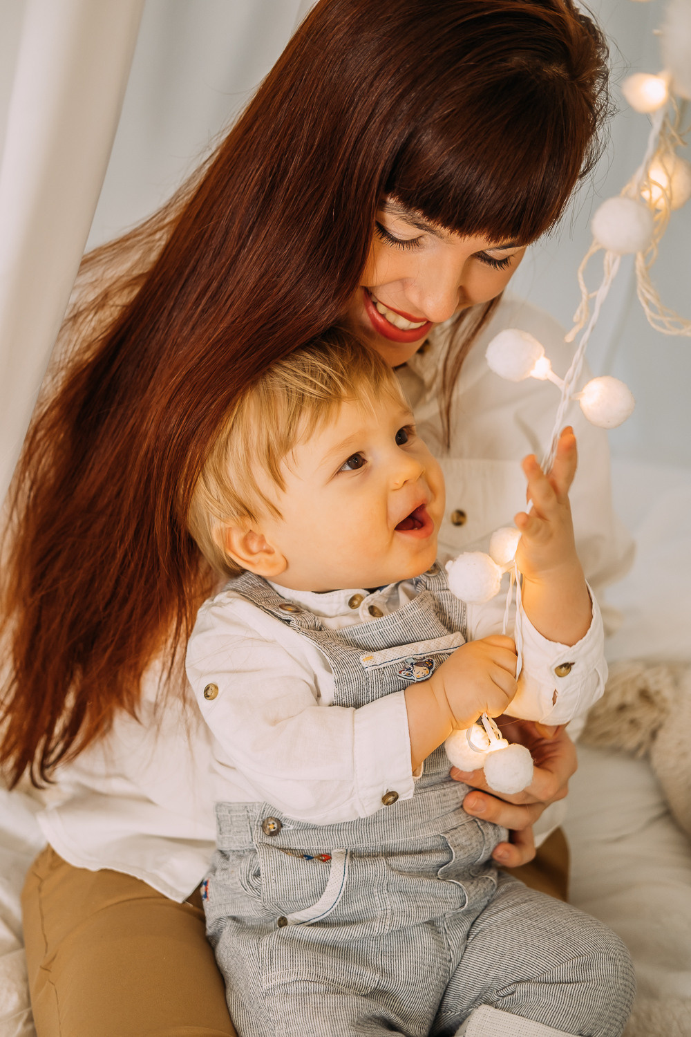 Где-то рядом с облаками. Новогодняя съемка Наташи, Тараса и их малыша. Сімейний і портретний фотограф у Києві Проценко Алла