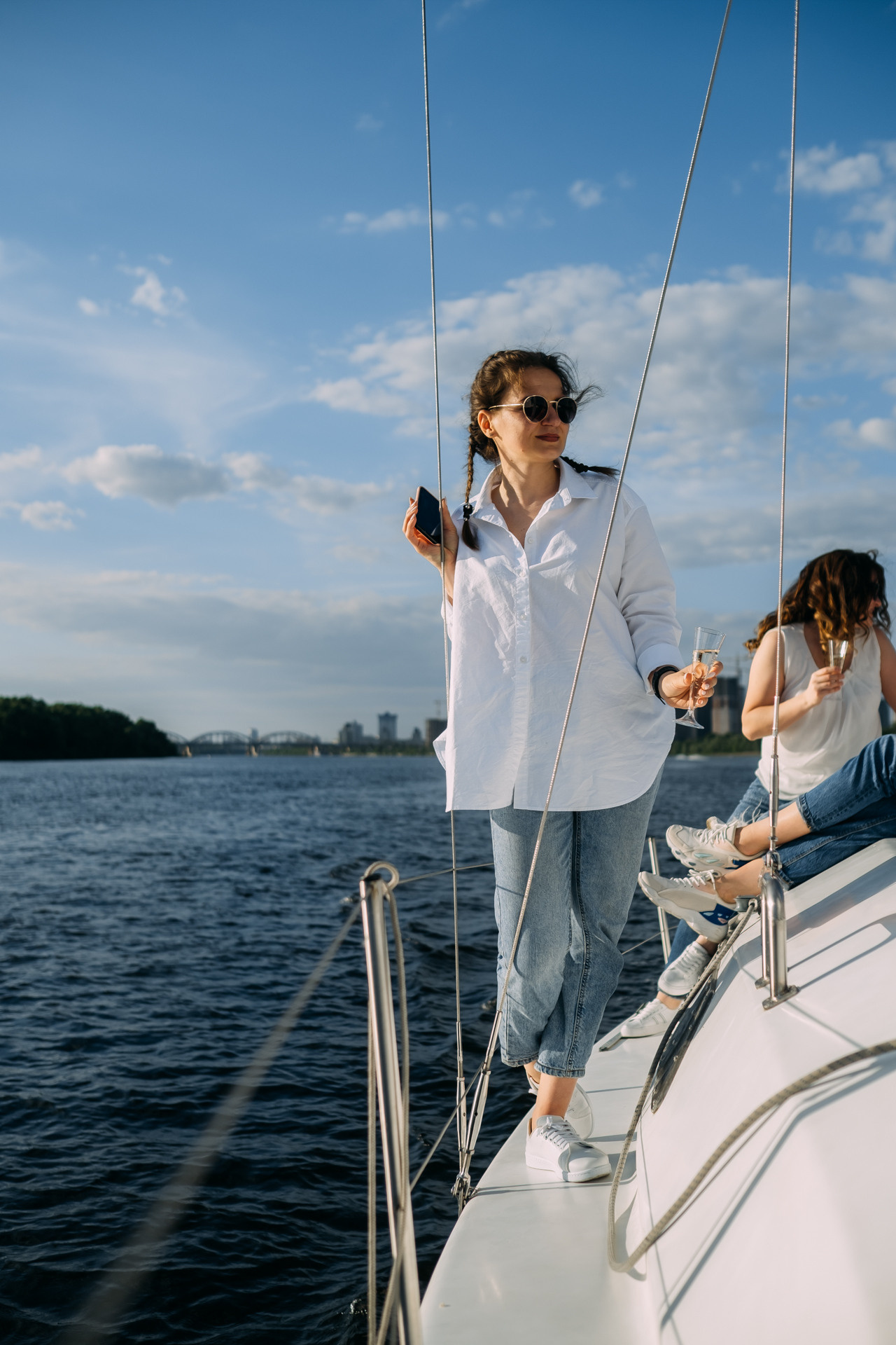 Девичник на яхте для Вишенки. Сімейний і портретний фотограф у Києві Проценко Алла