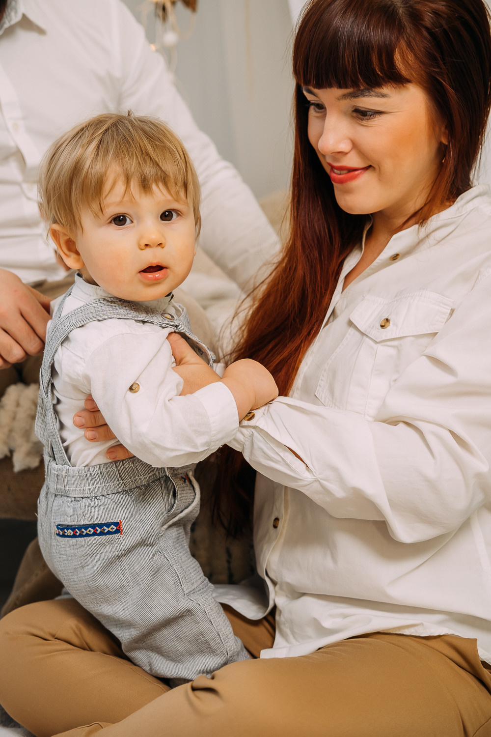 Где-то рядом с облаками. Новогодняя съемка Наташи, Тараса и их малыша. Сімейний і портретний фотограф у Києві Проценко Алла