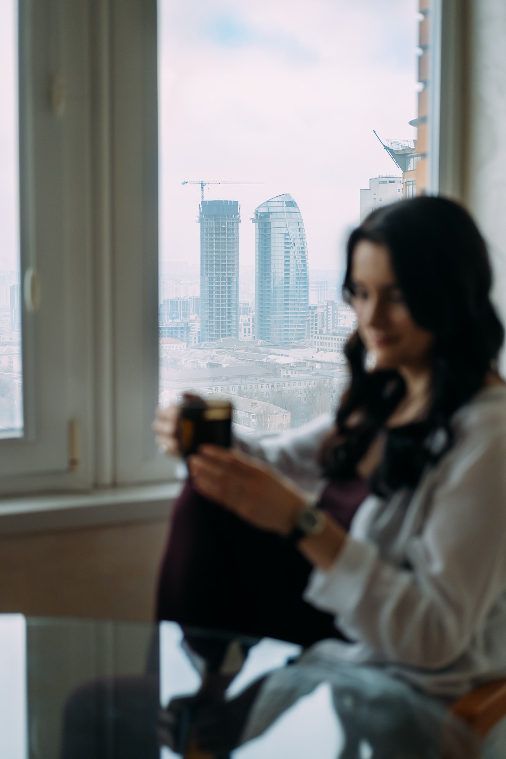 Город, как на ладони: фотосессия Марины. Сімейний і портретний фотограф у Києві Проценко Алла