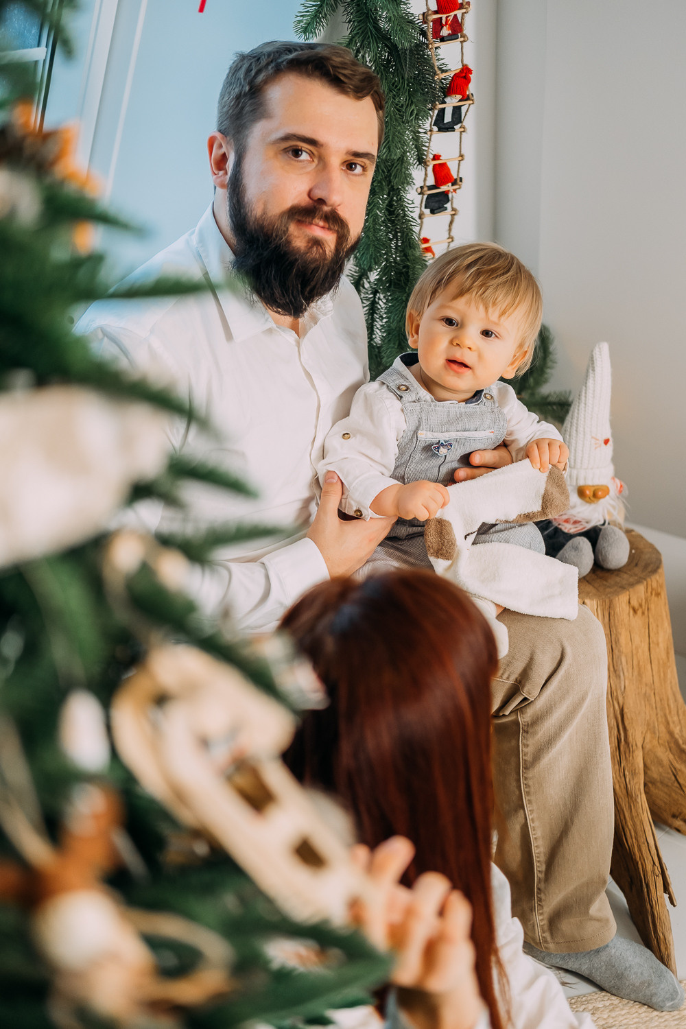 Где-то рядом с облаками. Новогодняя съемка Наташи, Тараса и их малыша. Сімейний і портретний фотограф у Києві Проценко Алла
