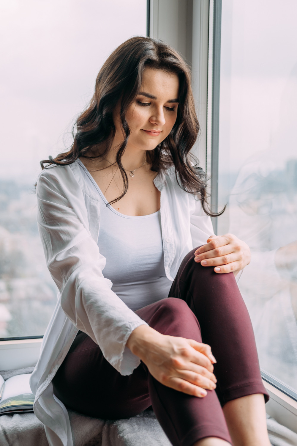 Город, как на ладони: фотосессия Марины. Сімейний і портретний фотограф у Києві Проценко Алла