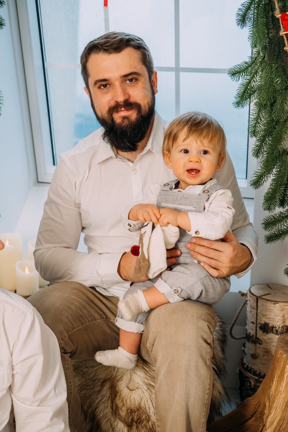 Где-то рядом с облаками. Новогодняя съемка Наташи, Тараса и их малыша. Сімейний і портретний фотограф у Києві Проценко Алла