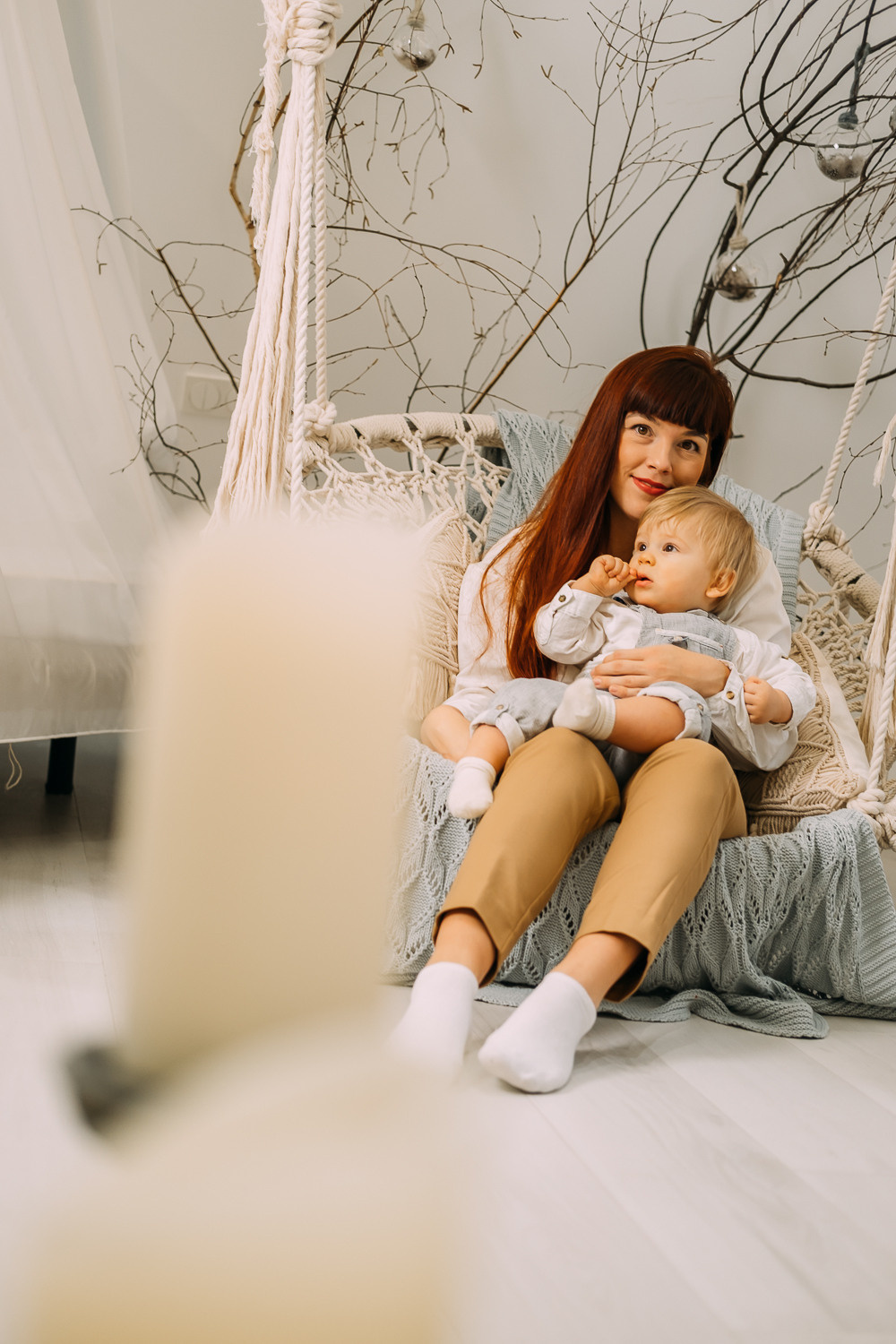 Где-то рядом с облаками. Новогодняя съемка Наташи, Тараса и их малыша. Сімейний і портретний фотограф у Києві Проценко Алла