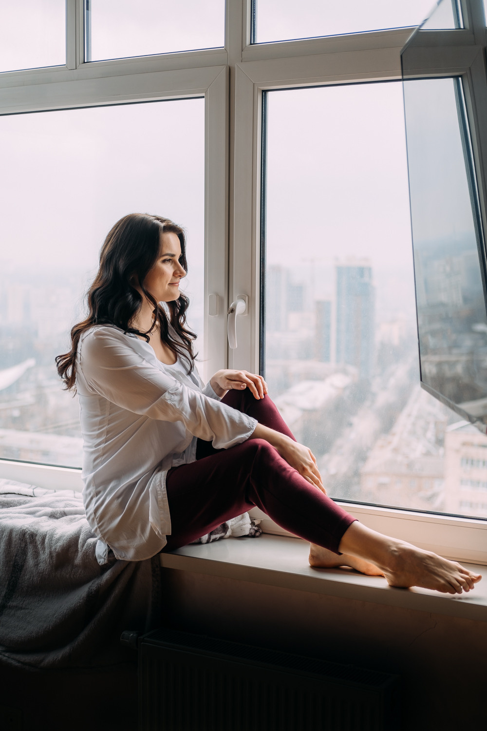 Город, как на ладони: фотосессия Марины. Сімейний і портретний фотограф у Києві Проценко Алла