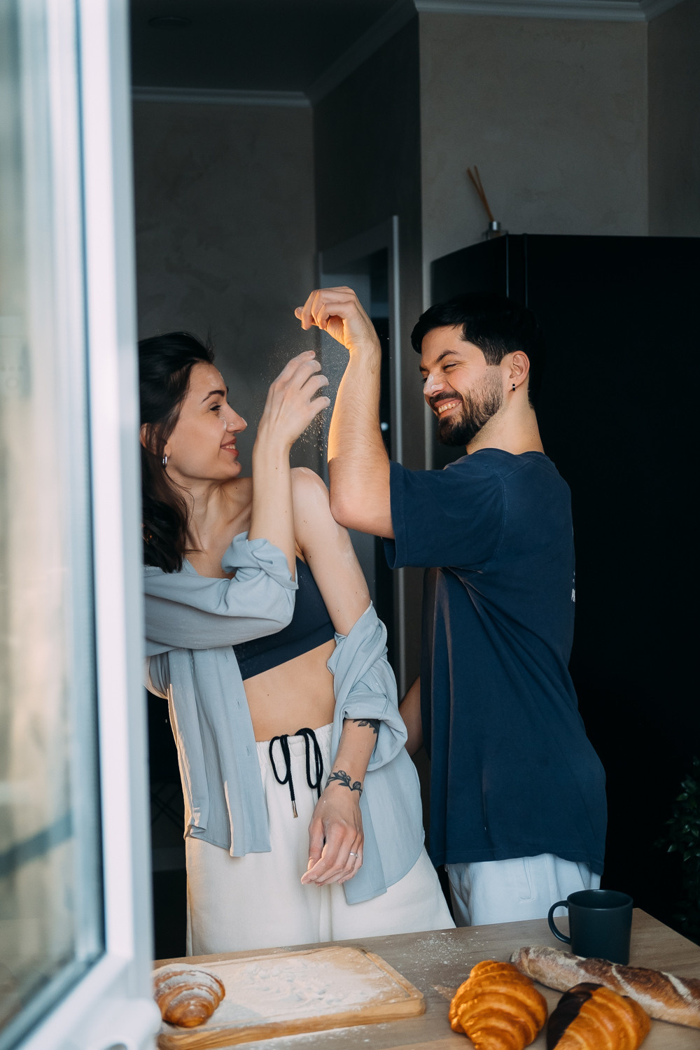 Неспешное утро Макса и Марины. Сімейний і портретний фотограф у Києві Проценко Алла