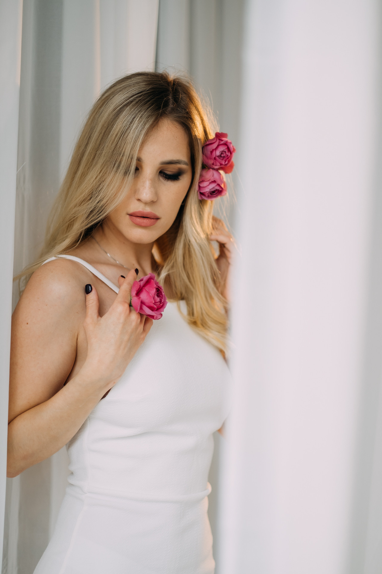 Цветочная фотосессия Иры. Сімейний і портретний фотограф у Києві Проценко Алла