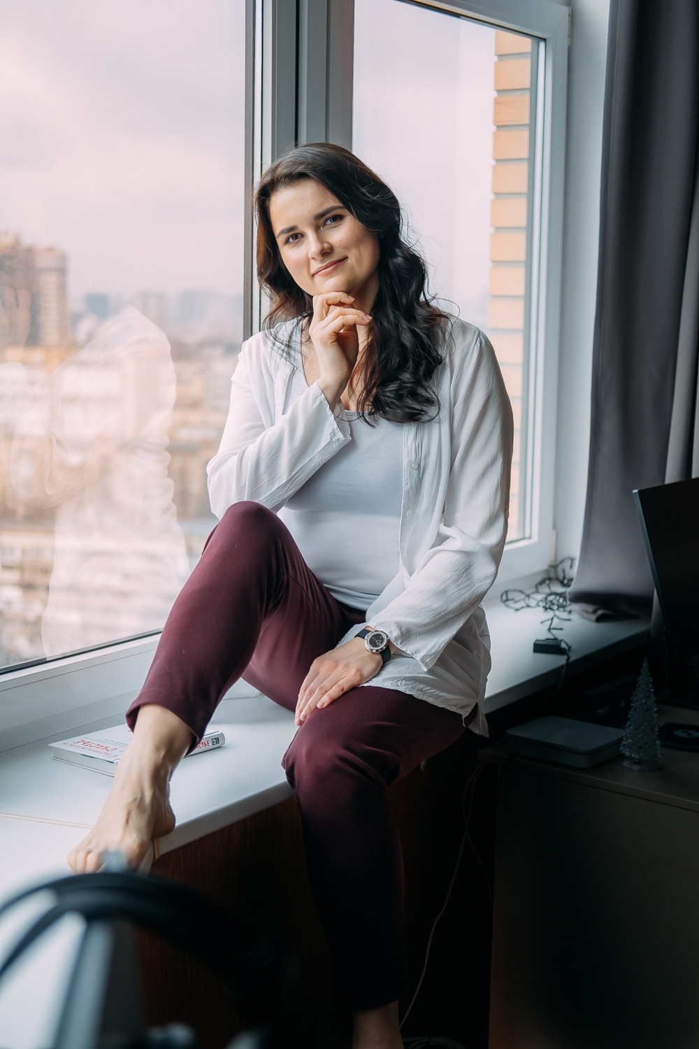 Город, как на ладони: фотосессия Марины. Сімейний і портретний фотограф у Києві Проценко Алла