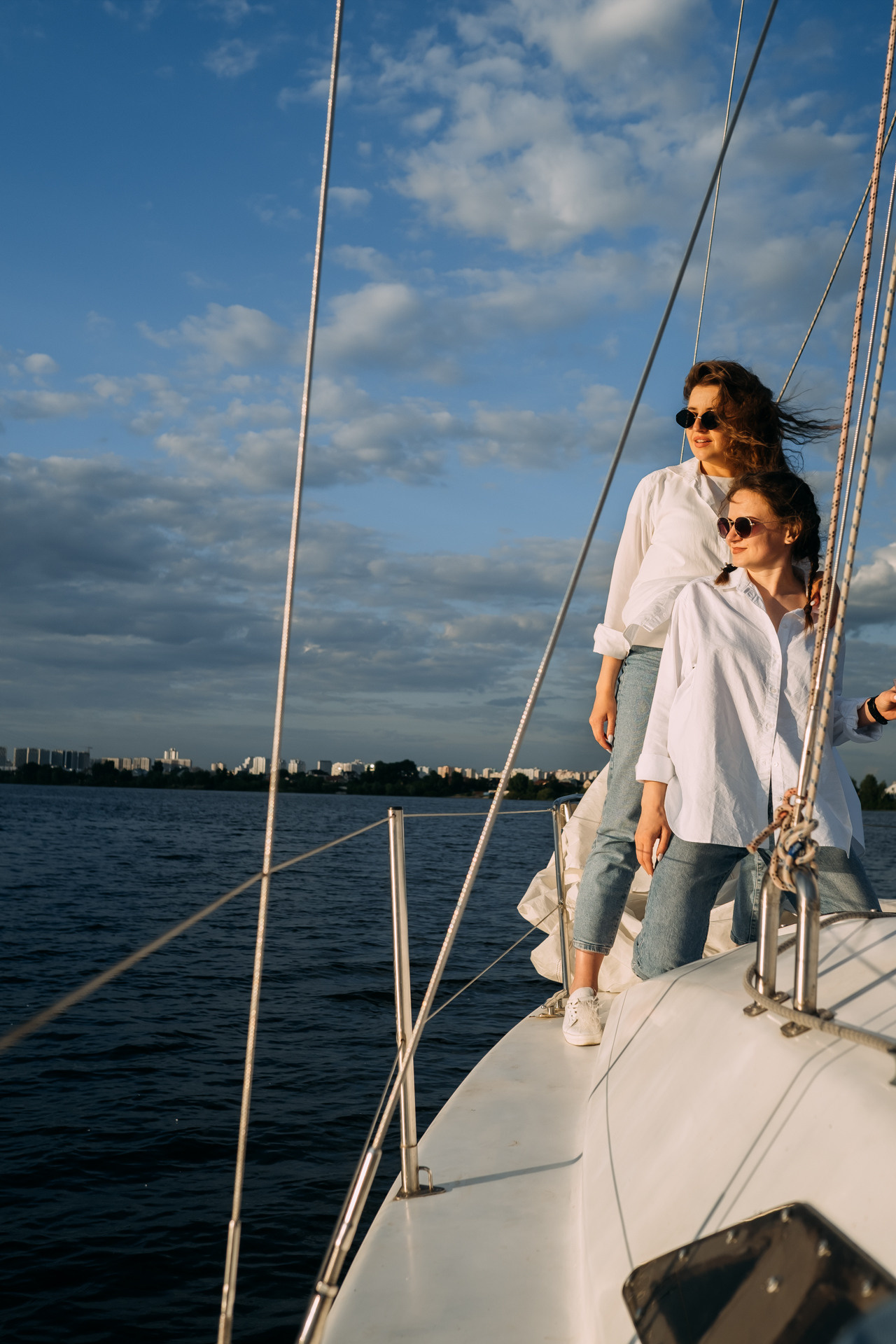 Девичник на яхте для Вишенки. Сімейний і портретний фотограф у Києві Проценко Алла