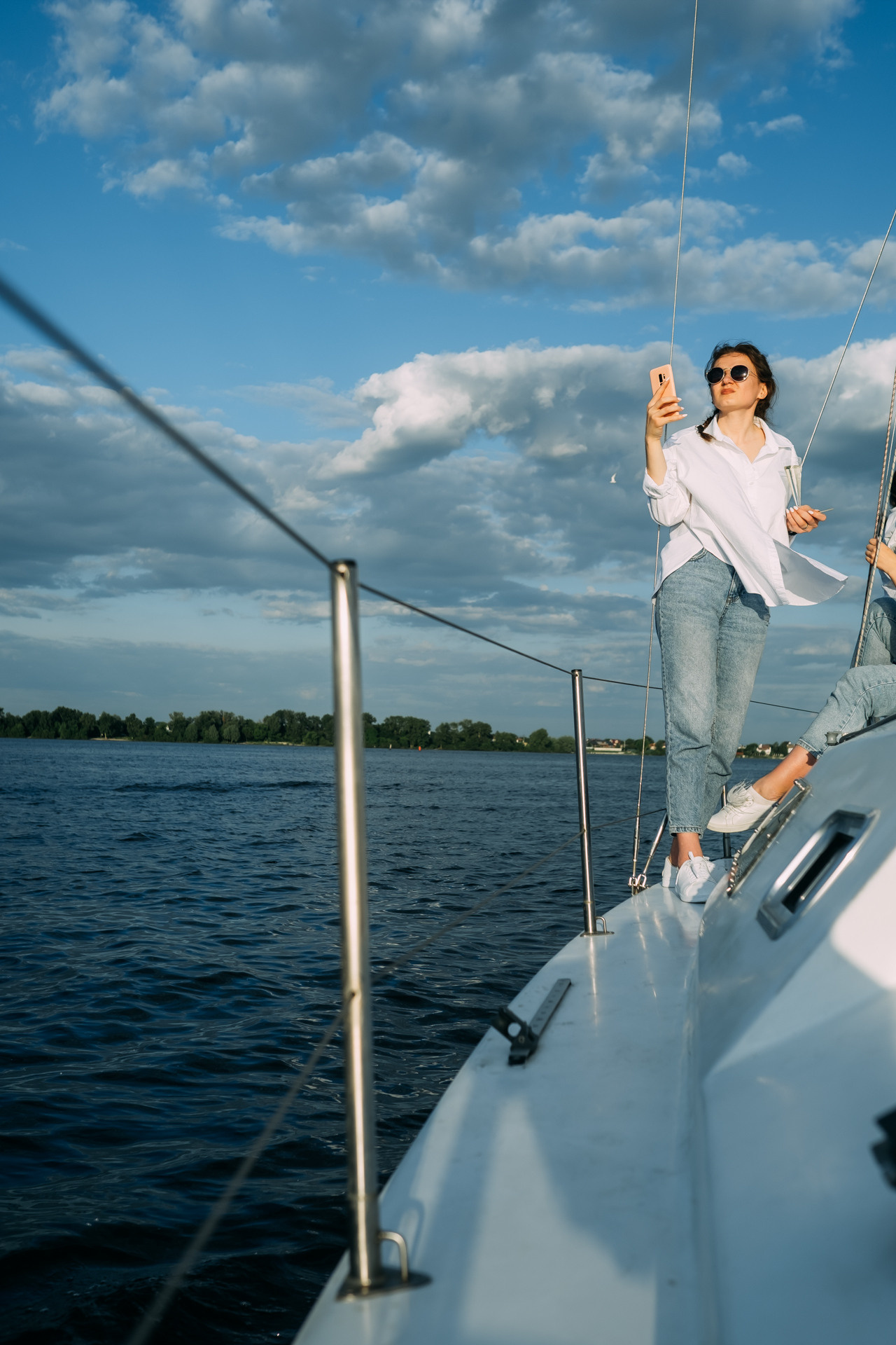 Девичник на яхте для Вишенки. Сімейний і портретний фотограф у Києві Проценко Алла