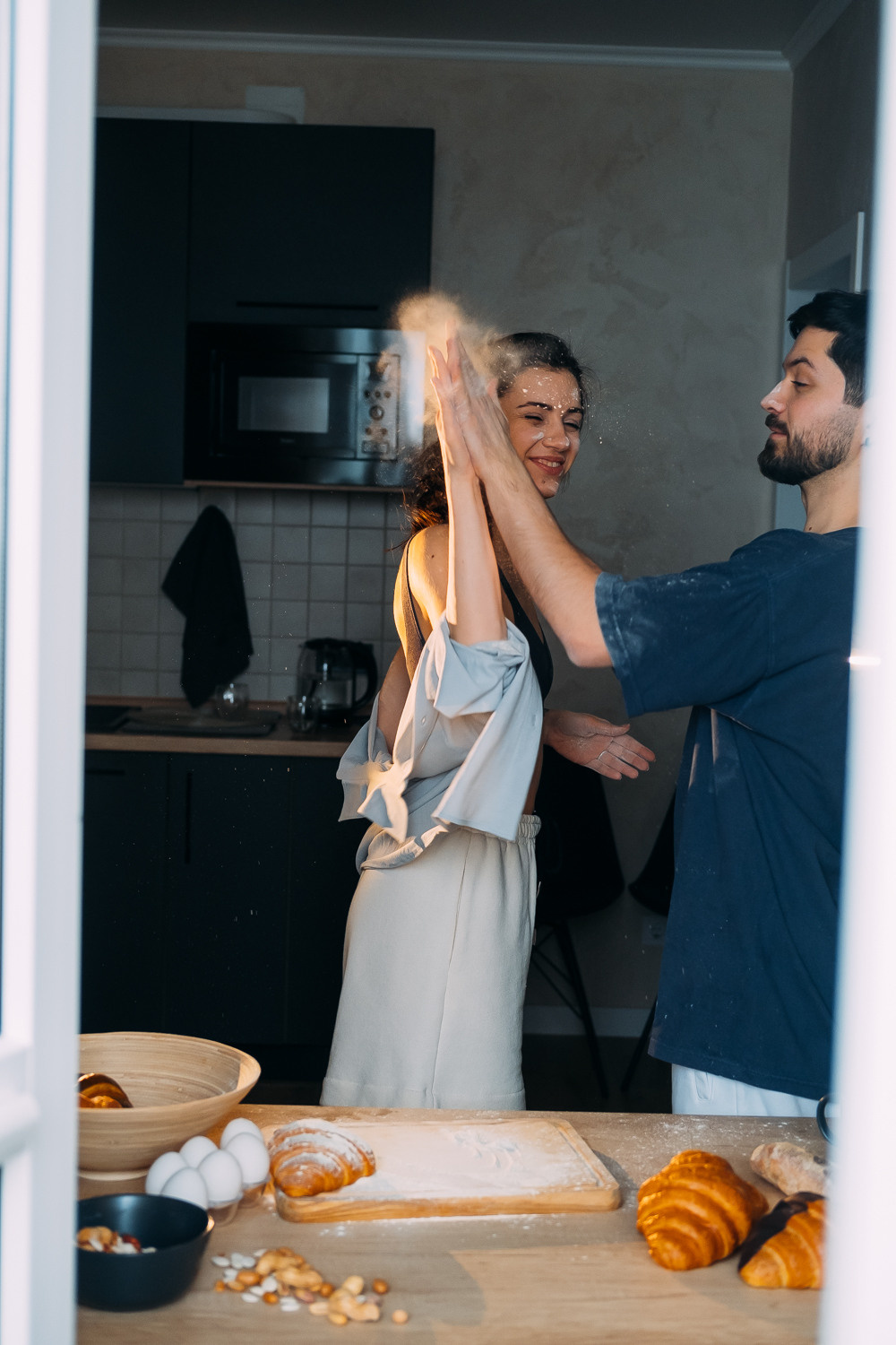 Неспешное утро Макса и Марины. Сімейний і портретний фотограф у Києві Проценко Алла