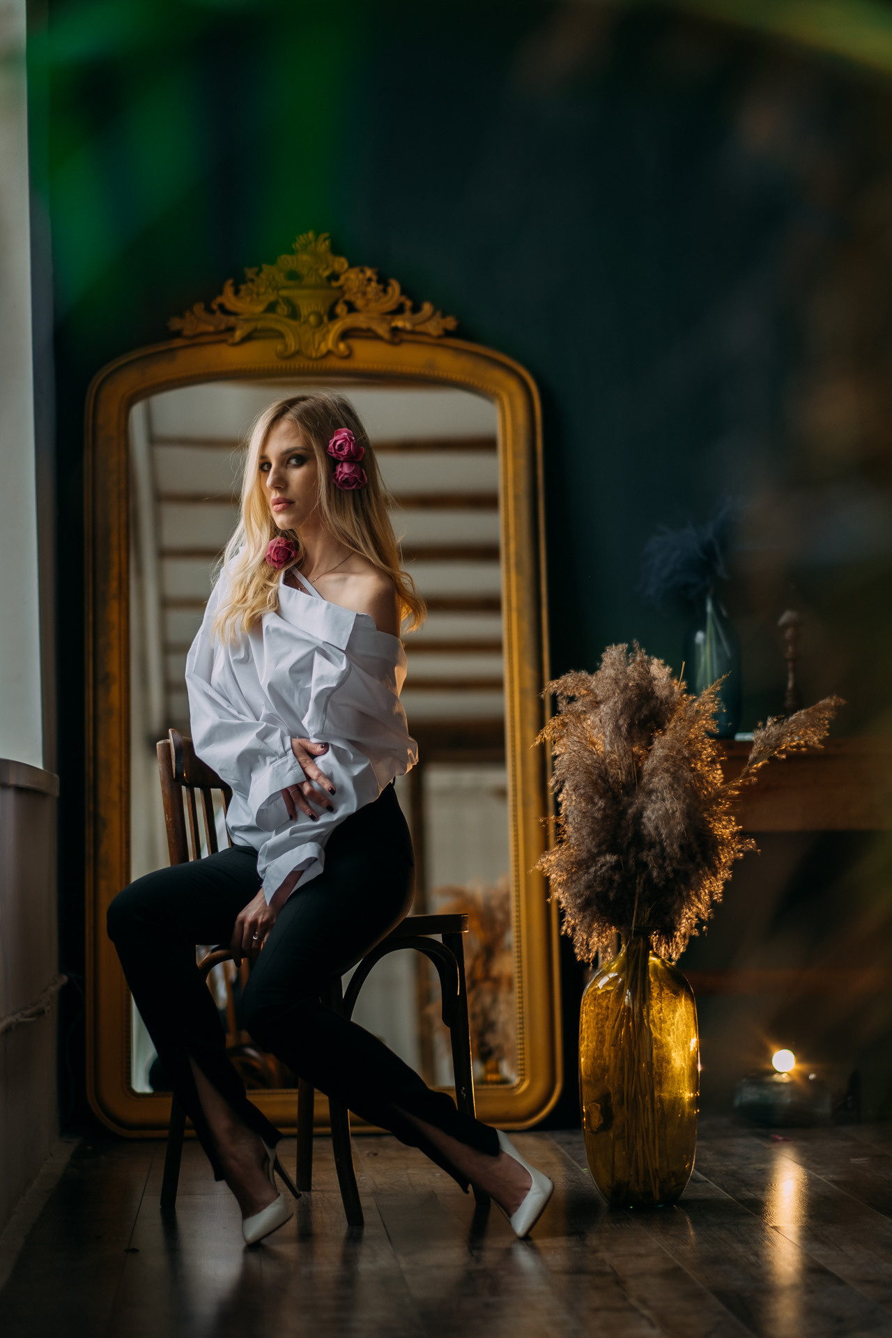 Цветочная фотосессия Иры. Сімейний і портретний фотограф у Києві Проценко Алла