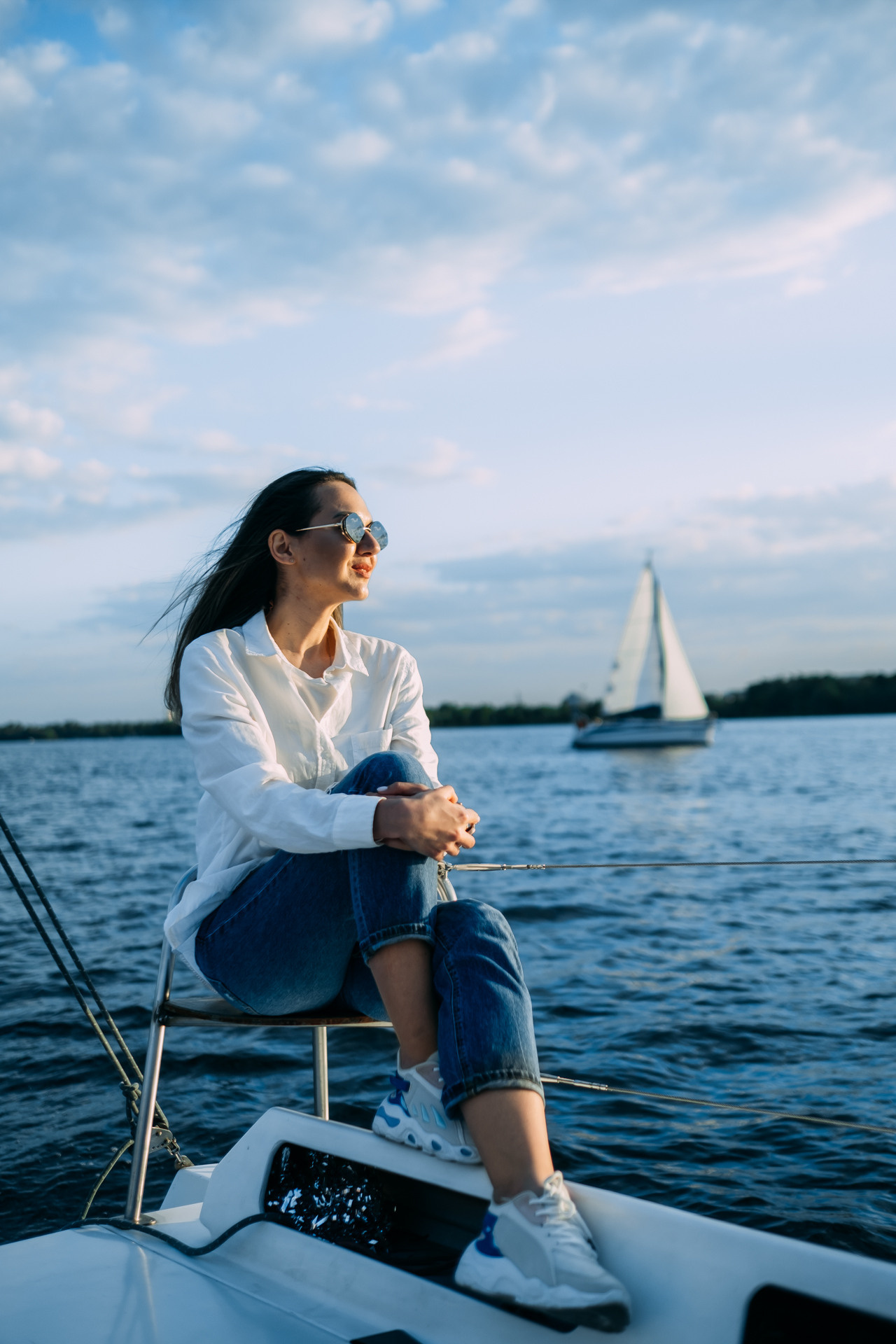 Девичник на яхте для Вишенки. Сімейний і портретний фотограф у Києві Проценко Алла