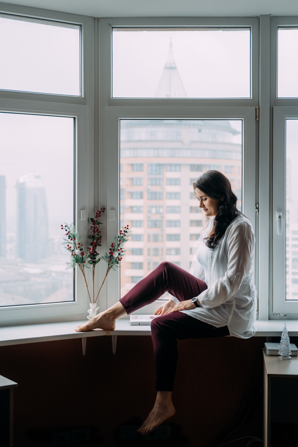 Город, как на ладони: фотосессия Марины. Сімейний і портретний фотограф у Києві Проценко Алла