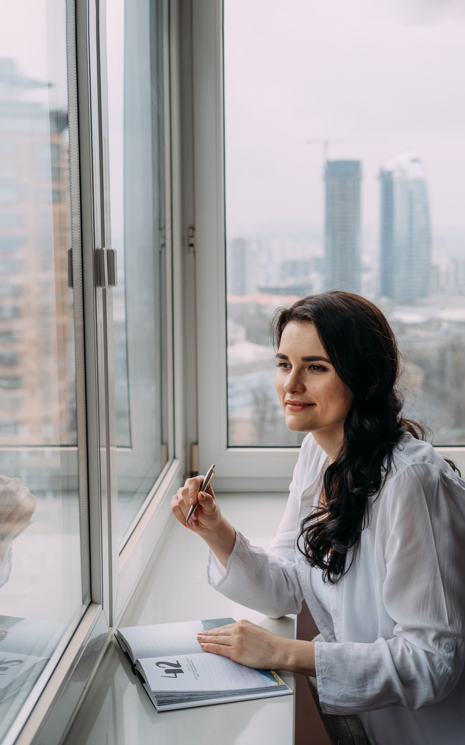 Город, как на ладони: фотосессия Марины. Сімейний і портретний фотограф у Києві Проценко Алла