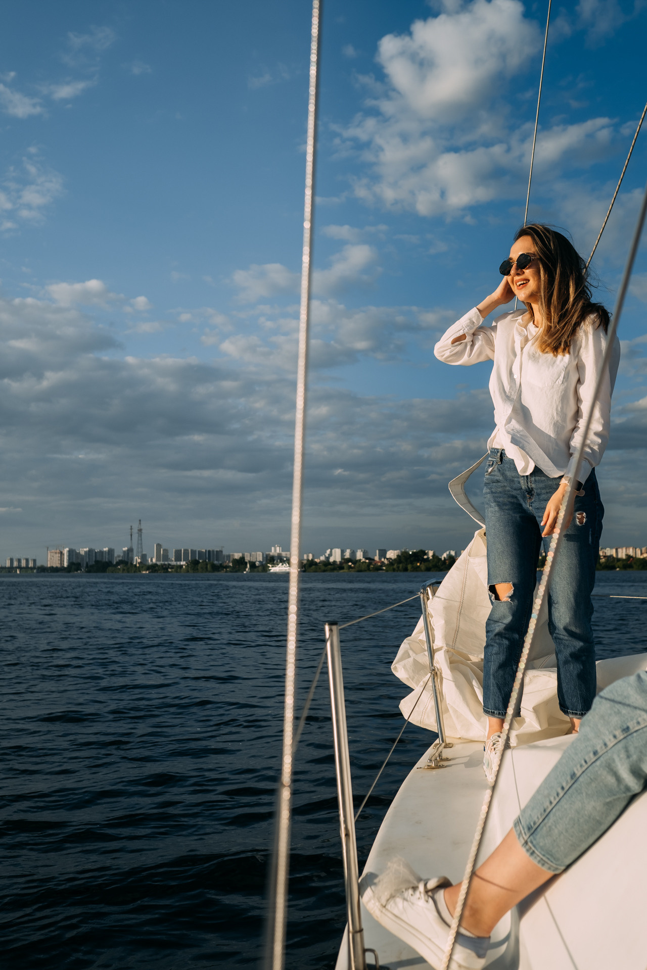 Девичник на яхте для Вишенки. Сімейний і портретний фотограф у Києві Проценко Алла