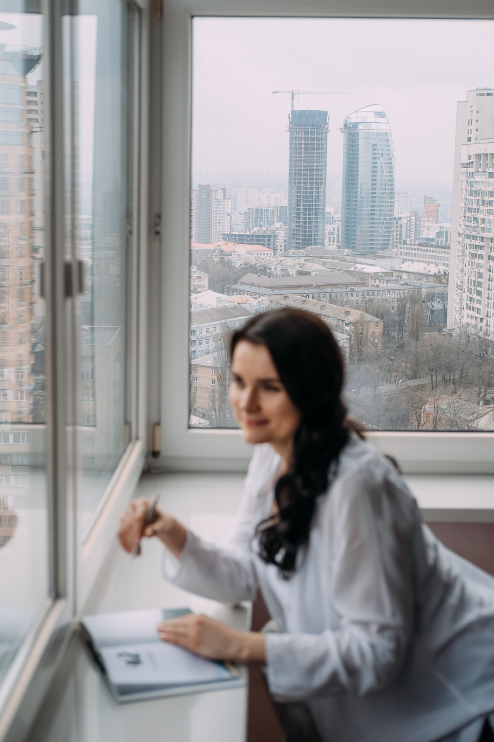 Город, как на ладони: фотосессия Марины. Сімейний і портретний фотограф у Києві Проценко Алла
