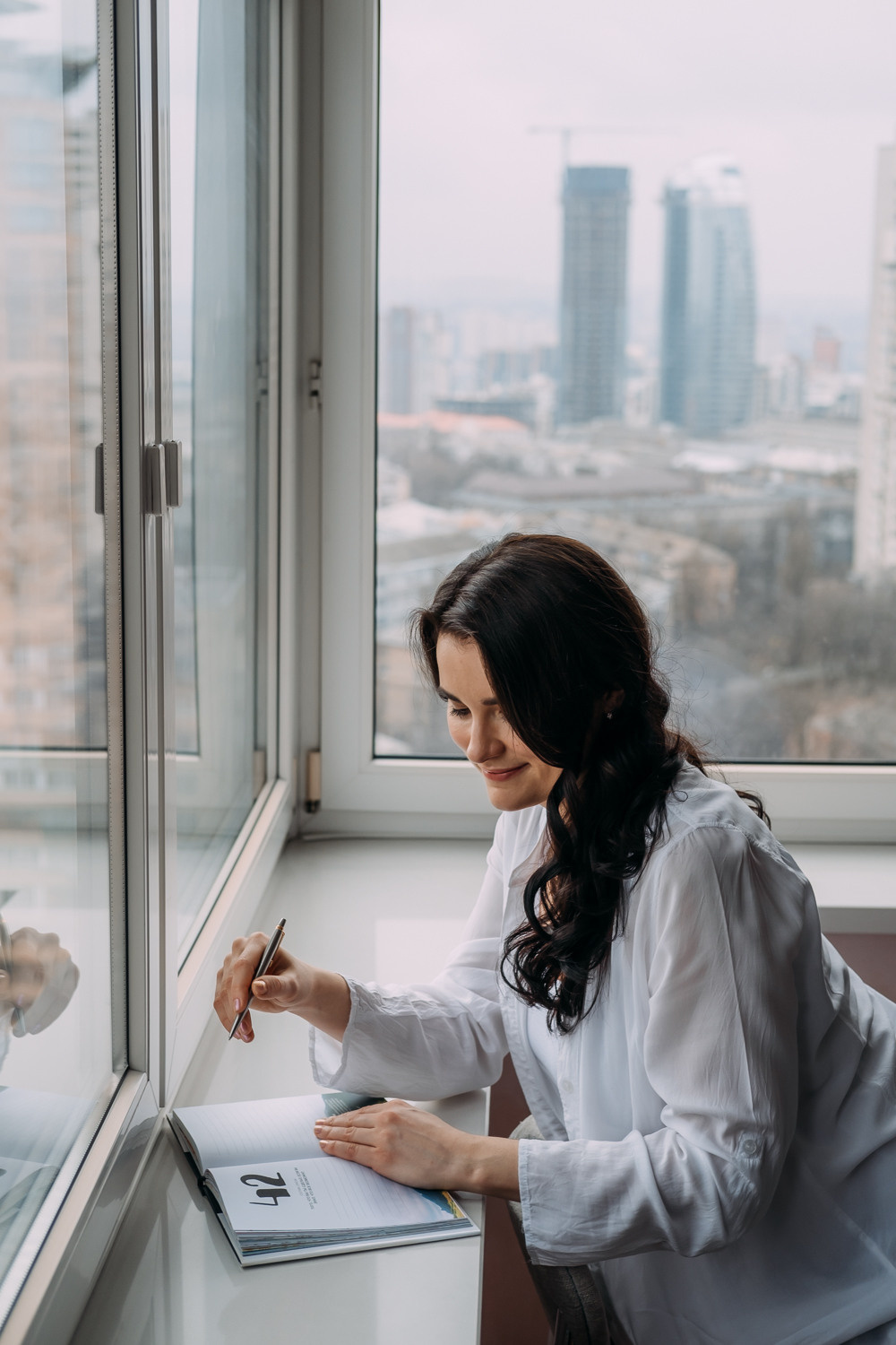 Город, как на ладони: фотосессия Марины. Сімейний і портретний фотограф у Києві Проценко Алла
