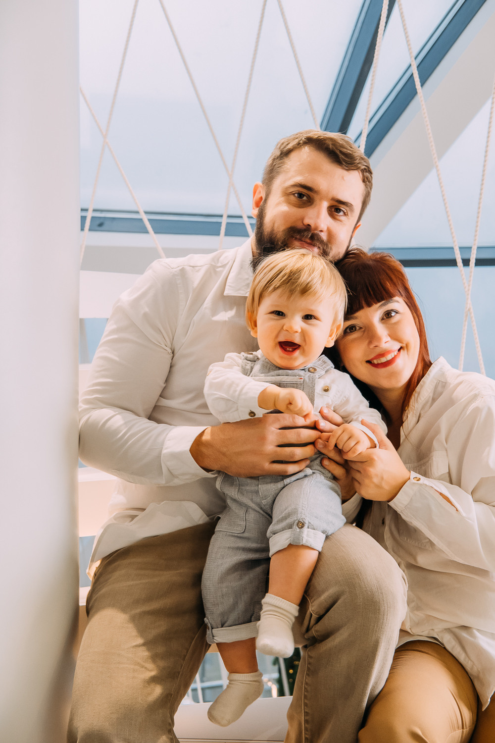 Где-то рядом с облаками. Новогодняя съемка Наташи, Тараса и их малыша. Сімейний і портретний фотограф у Києві Проценко Алла