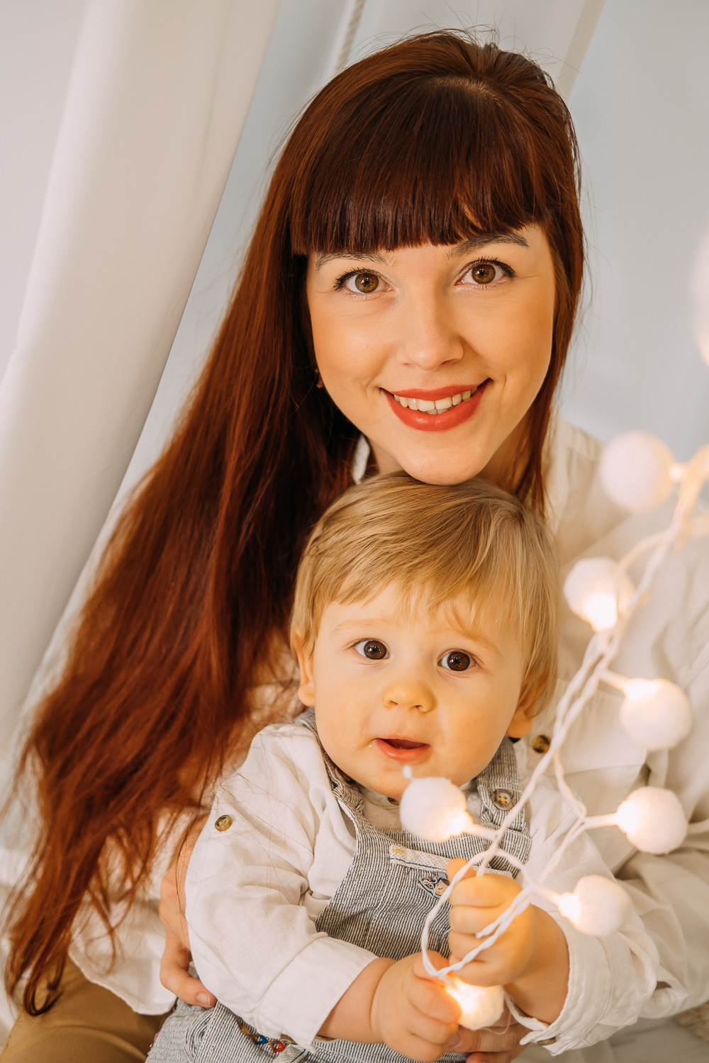 Где-то рядом с облаками. Новогодняя съемка Наташи, Тараса и их малыша. Сімейний і портретний фотограф у Києві Проценко Алла