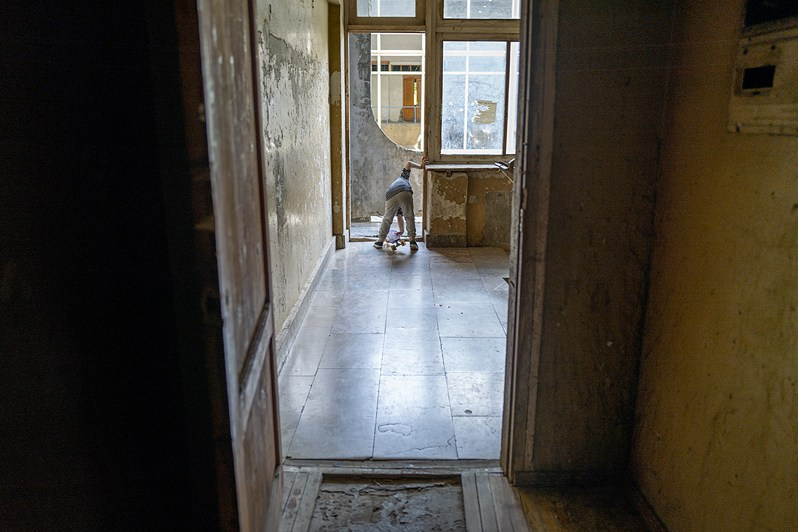The ‘Samgurali’ sanatorium, Tskhaltubo municipality, Imereti region, Georgia. May 2021