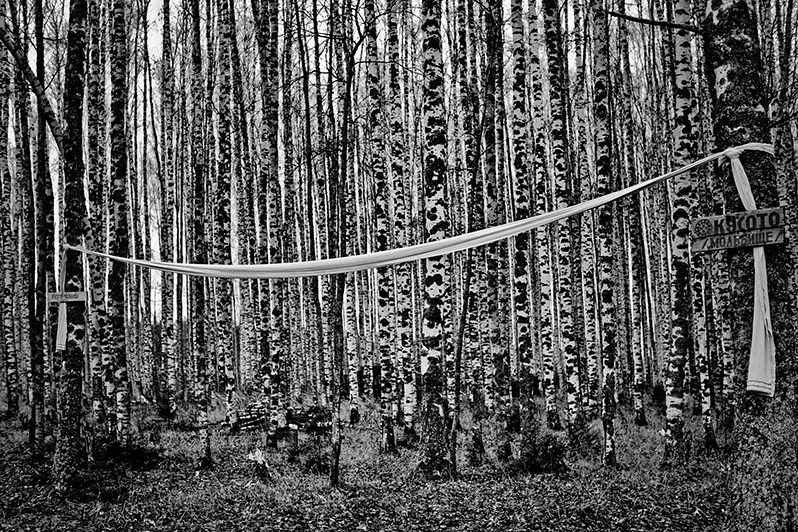 Вход в священную рощу Шорното, деревня Тумьюмучаш, Куженерский район, Республика Марий Эл, Россия. 2011