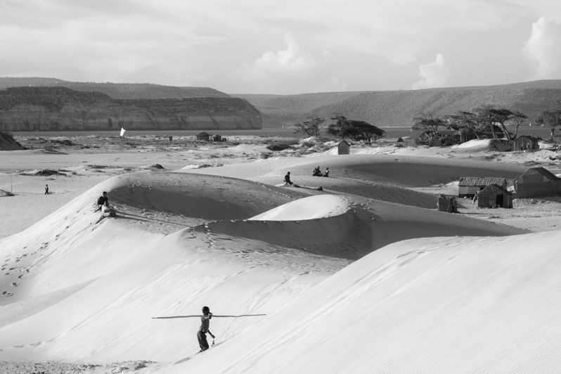 A fishing village in the dunes, Sarodrano village, Ambatomainty district, Melaky region, Mahajanga province, Republic of Madagascar. 2021