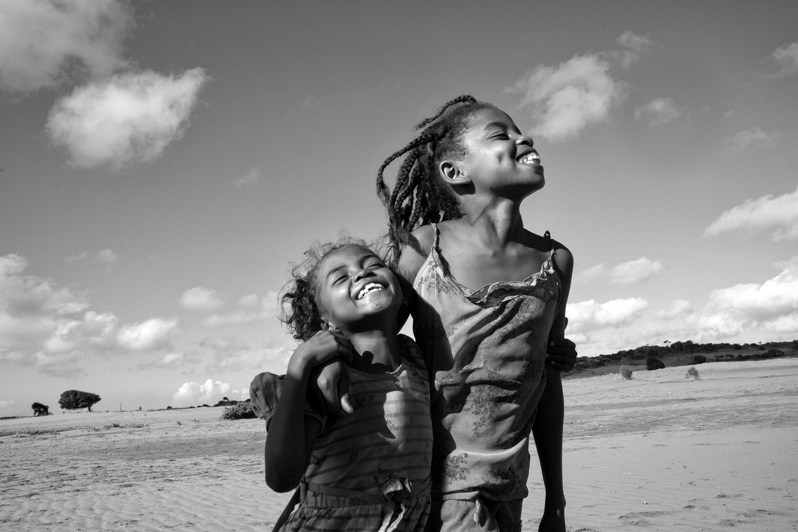 Innocent smiles in times of drought, Andranosira, Toliara province, Republic of Madagascar. 2021