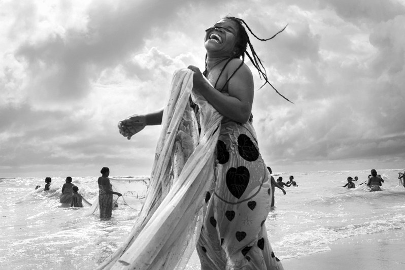 The joy of fishing, near Mananjary, Vatovavy region, Fianarantsoa province, Republic of Madagascar. 2013