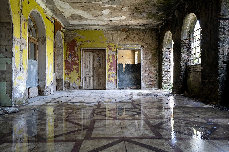 The ‘Tbilisi’ sanatorium, Tskhaltubo municipality, Imereti region, Georgia. April 2021
