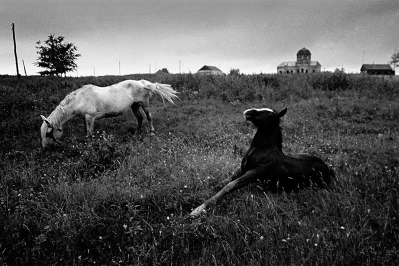 В деревне Паново, Зеленодольский район, Татарстан, Россия. 1987