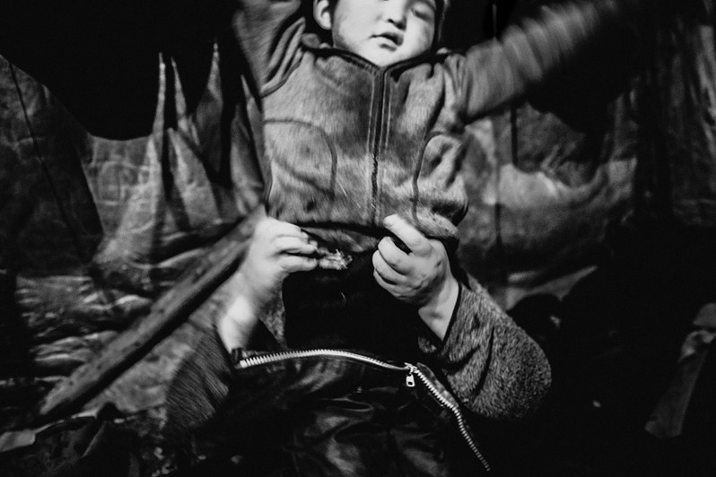 Stadukhino settlement, Bilibinsky district, Chukotka Autonomous Okrug, Russia. November 2013