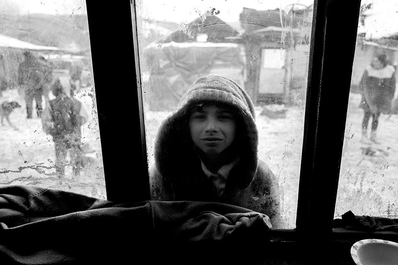 Холодное утро в Свинии, Прешовский край, Словакия. 2022