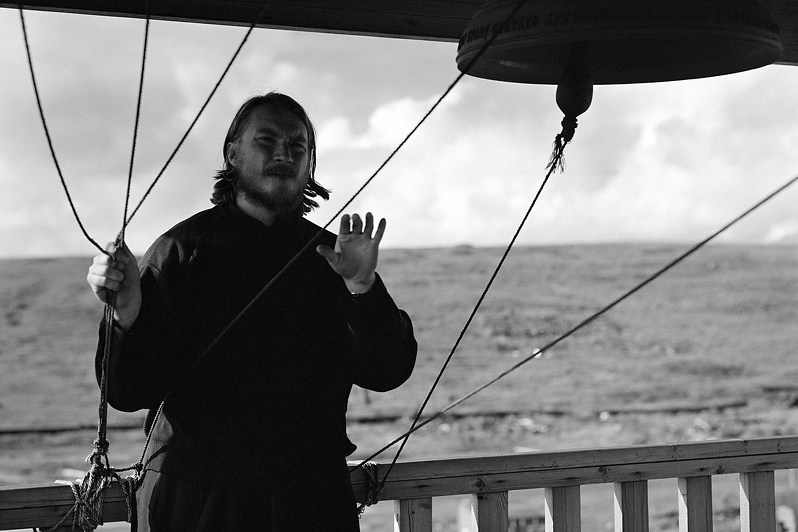 In a belfry, Lavrentiya settlement, Chukotka, Russia. September 2007