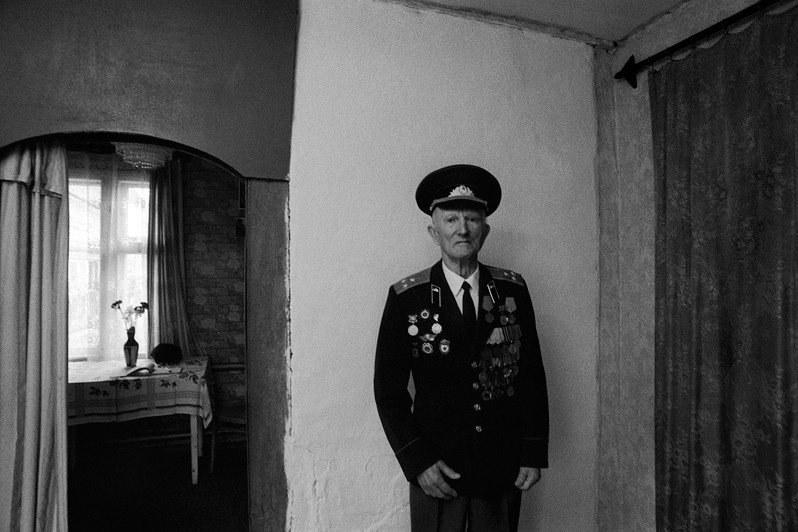 Last defender of the stanitsa, Oblivskaya stanitsa, Rostov-on-Don region, Russia. May 2011