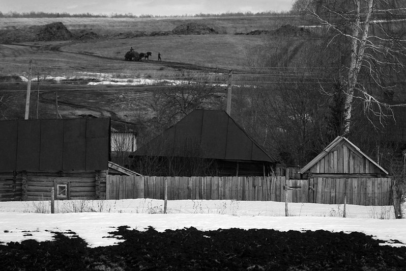 На окраине деревни Яманово, Канашский район, Чувашия, Россия. 2016